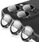 Oelrstfe Pellicola Fotocamera per iPhone 14 Pro/14 Pro Max,Posteriore Obiettivo Protezione Vetro Temperato,HD Trasparente Lente Schermo,Durezza 9H Anti-graffio Ultra Resistente Glitter Camera,Nero
