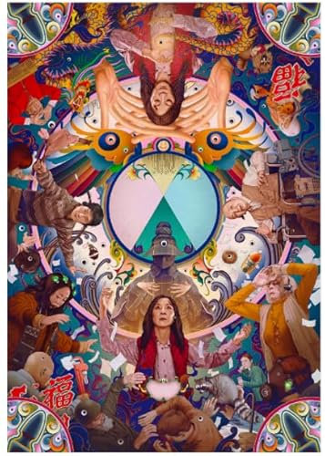 HfmQuisutron Vintage Fantasy Film Leinwand Gemälde Alles Überall Auf Einmal Film Poster Wand Kunst Bilder Für Schlafzimmer Wanddekoration Qd441Iy 40X60Cm