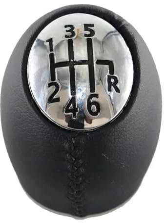 JQHXFDC - Pomo de palanca de cambios de piel sintética para Renault Scenic/Grand Scenic 2 II 3 III 2003-2015