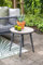 Garden Impressions Loungetisch Margriet rund, Durchmesser 50 cm H 48 cm, Tisch Aluminium Nonwood Wetterfest Outdoor anthrazit Balkontisch pflegeleicht, Beistelltisch