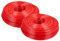 vhbw 2X Universal Trimmer-Faden für Rasenmäher, Rasentrimmer - Ersatz-Faden Rot, 2 mm x 100 m, Rund