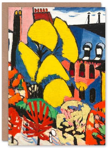 Artery8 Henry Lyman Sayen Art Card Trees Abstract Urban Landscape