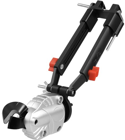 VEVOR Accessoire de Cisaille à Tôle Métaux pour Perceuse Électrique, avec Tête Pivotante 360°, Lame Tranchante, pour Acier Galvanisé 1,22 mm, Acier Inoxydable 1 mm, Plaque Aluminium, Plastique, Carton