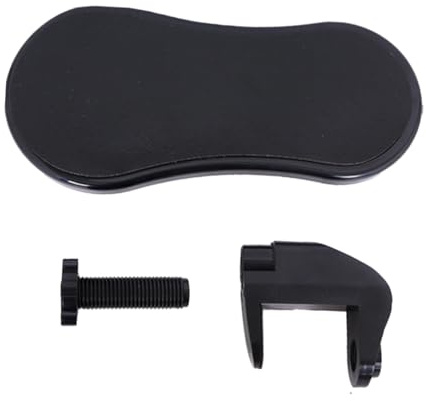 Alipis Desk Extender Arm Rest Wrist Support Ergonomic Forearm Cushion for Computer Keyboard Use Relieves Shoulder Elbow Stress Lightweight Black