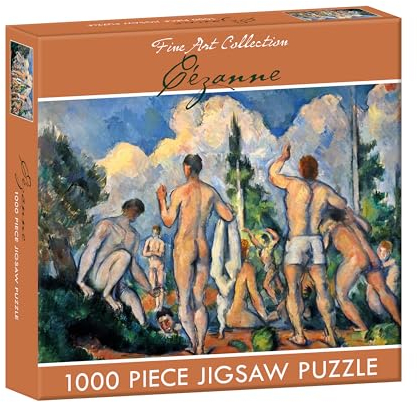 TGSC | Cezanne - Bathers 1000 Piece Jigsaw Puzzles for Adults | Challenging Therapeutic Fun | Ideal Indoor Pastime | Quality Illustration | Jigsaw Puzzles for Adults