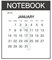 2018 JANUARY NOTEBOOK