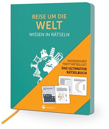 Reise um die Welt I Wissen in Rätseln: Rätselbuch für Erwachsene. Das perfekte Geschenk für Globetrotter, Geografiefans und Rätsel-Freunde