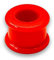 Soul-Cats 1 Flesh Tunnel Silikon Double Flared Stern Neon Ear Tube, Größe: 12 mm, Farbe: rot