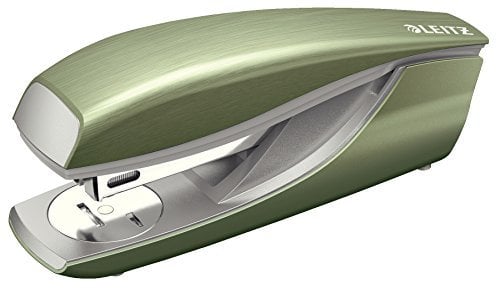 Leitz Büroheftgerät aus Metall, Für 30 Blatt, Inkl. Heftklammern, Ergonomisches Design, Seladon Grün, Style-Serie, 55626053