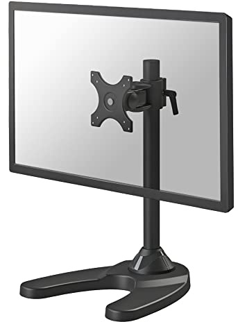 Newstar Tilt/Turn/Rotate Desk Stand for 10-30 Monitor Screen, Height Adjustable - Black