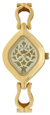 Titan Analog Gold Dial Women's Watch - 2536YM03