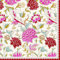 William Morris - Servilletas de papel (33 x 33 cm), color rosa