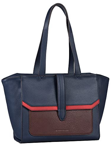 TOM TAILOR- Amely, Damen, Shopper, M, Blau, 42x15x25 cm