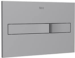 Roca A890196002 PL2 (One) Placa Accionamiento Descarga Dual Color Gris, Cromado Mate