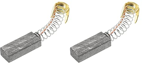 PATIKIL 2Pcs Escobillas de Carbón para Motor, 20x8x5mm Cepillos de Carbón para Herramienta Eléctrica, Reemplazo de Reparación de Angular Amoladora Mesa Sierra Taladro de Mano