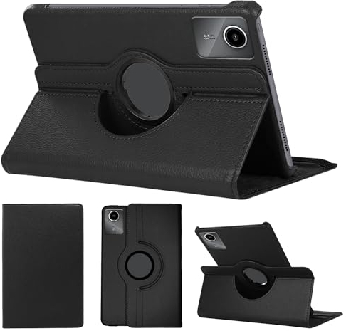 SWEIMEN Étui Rotatif pour Lenovo Tab M11 (11 Pouce) Tablette Housse de Protection avec Réveil Automatique Rotation Coque