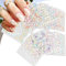Irikdescia 30 Blätter Self-Adhesive Colorful Flowers Nagelsticker,Nail Art Sticker,Cherry Blossoms Rose Daisy nagel schmuck,nail sticker für Frauen und Mädchen