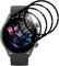 TUTUO 4 Pezzi Protezione Schermo Compatibile con Amazfit GTR 3 Pellicola Protettiva, Bubble-Free, Anti-Scratch, Soft HD TPU Film, [Applicazione Facile] Flessibile Pellicola - Nero
