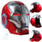 Iron-Man Electronic Mark 5 Helmet - Voice Controlled, LED Eyes, Wearable Super Hero Prop for Christmas & Halloween