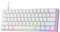 NEWMEN GM611 Gaming Keyboard,60% Percent Mechanical Keyboard 61 Keys LED Backlit Anti-Ghosting Black Keycaps Wired Gaming Qwerty for PC, Windows, Gamer, Office, Typists(White/Red switch)