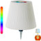 Lampada per Bottiglia Senza Fili, Lampada Bottiglia Ricaricabile a LED con Luce RGB a Colori Multipli Lampada da Tavolo Dimmerabile per Ristorante, Bar, Casa, Ufficio (Bianco)