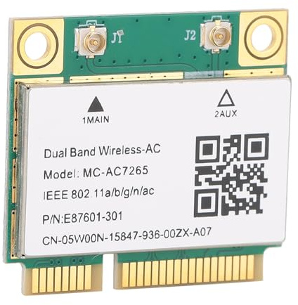 SUNGOOYUE Netzwerkkarte, PCIe WiFi 802.11ac 4.2-Adapter, Dualband 1200 Mbit/s für Desktop-Notebooks