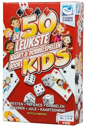 Clown Games Kinder 50 Karten- und Würfelspiele
