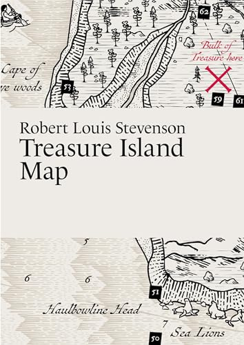 Robert Louis Stevenson: Treasure Island Map (Paris Grafik's Literary Maps)