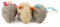SmartyKat Skitter Critters Cat Toy Catnip Mice, Pack of 3