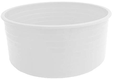 Fameplast - Maceta Baja en Diversos Color Blanco 20 x 10 cm