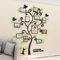 3D Wall Stickers Photo Frame Tree Wall Sticker Frame Decor Sticker Home Art Decor for Living Room Bedroom Hallway Kids' Room Frame Decor Sticker Home Decor (132 * 160cm, Light Green)