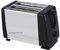 Suinga TOSTADOR ELÉCTRICO NEGRO para 2 rebanadas. Cuenta con 6 niveles de tostado. Laterales de acero inoxidable y bandeja recogemigas. Potencia 700 W. Medidas 23 x 10 x 15 cm