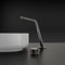 BERNSTEIN Waschtischarmatur XELO-Flex 260 Badarmatur mit hohen Auslauf, Perfekte Badarmatur für Aufsatzwaschbecken, Wasserhahn in Gunmetal, moderne