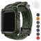 Fullmosa Cinturino TPU con Custodia per Apple Watch 40mm, Cinturini Sport Silicone per Apple Watch Cinturino SE 40mm, Cinturini di Ricambio Compatibile con iWatch SE/SE2 Serie 6 5 4,Militare Verde