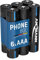 ANSMANN Piles Rechargeables HR03 Phone 800 mAh (Lot de 6) – Piles DECT pour téléphone sans Fil ou babyphone – Accumulateurs à Recharge Rapide et à Faible autodécharge