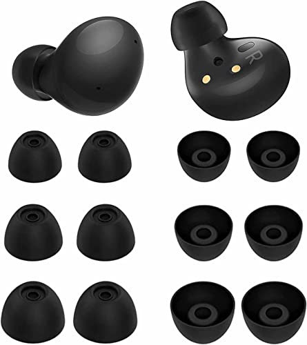 LALASTYLE Cuscinetti auricolari di ricambio in memory foam, 6 paia, S/M/L, compatibili con Beats Studio Buds/Fit Pro, colore nero