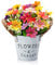 HOTLIKE Plantes Artificielles en Pot, Fleurs Artificielles Deco, Plantes Artificielles Interieur/Extérieur Decoration Fleurs Artificiels Interieur Fausse Plante pour Maison Jardin Bureau (Coloré)