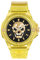 Philipp Plein Herren Analog Quarz Uhr mit Silikon Armband PWWAA0123