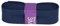 Schrägband 3m x 20mm Baumwolle gefalzt 60 Farben Einfassband Saumband, Farbe:210 dunkelblau