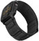 SUNFWR Armband kompatibel mit Apple Watch 44 mm/45 mm, mit Schutzhülle, robustes Sportarmband mit Klettverschluss, für iWatch Serie 9/8/7/6/5/4/SE, für Herren (schwarze, schwarze Etiketten)