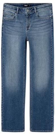 NAME IT Mädchen Gerade Jeans Nlftariannes DNM Lw Straight Pant Noos