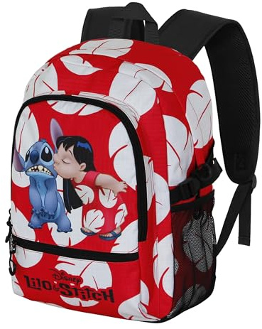 Disney Unisex 07152 Fan Fight Rucksack 2.2 Kiss, Rot, Einheitsgröße