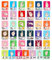 BEUNITONE 74 Stück Gebärdensprache Filzstücke Set Alphabet Zahlenlernen ABC Alphabet Poster Klassenzimmer Dekor Gebärdensprache Filztafel Buchstaben Filz Storyboard Stücke