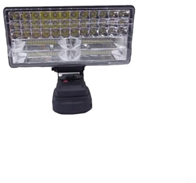 HpLive Akku Lampe für Bosch 18V, Kabellos Baustrahler, 18W/48W/84W Kabellose LED Arbeitsleuchte, Tragbares Flutlichter Baustellen Lampe (ohne Akku)(8inch-84W)