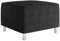 Mirjan24 Moderner Polsterhocker Dover Cord, Sitzhocker Hocker Sitzbank Fußbank Pouf Farbauswahl (Poso 135)