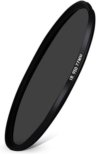 NVZPG AP Filtre Infrarouge 49mm-82mm, 680nm, 720nm, 760nm, 850nm, 950nm, for Photographie Artistique Amusante(37mm,720nm)