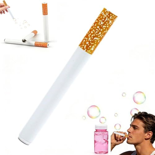 Bubble Toy Zigarette, Bubble Blowing Zigarette Stress Relief Spielzeug, Fake Bubbles Smoke Zigaretten Pack Gebläse, Blasen Blasen Zigaretten Sticks mit Flüssigkeit Entspannung Geburtstag Weihnachten