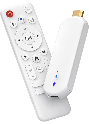 Bewinner ‌4K TV Box Android 14.0 |Smart Streaming Stick med Röstsökning, 2 GB RAM och 16 GB ROM, Dual-Band WiFi, Bärbar för Resor