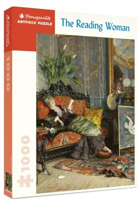 Pomegranate 1000-Piece Jigsaw Puzzle for Adults, The Reading Woman, Matte Finish, Snug Fit