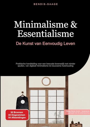 Minimalisme & Essentialisme: De Kunst van Eenvoudig Leven: Praktische handleiding voor een bewuste levensstijl met minder spullen, van digitaal minimalisme tot duurzame huishouding (Minimalisme (NL))